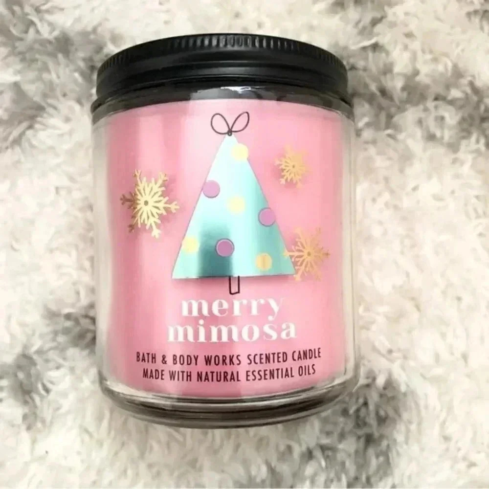 MERRY MIMOSA Single Wick Candle